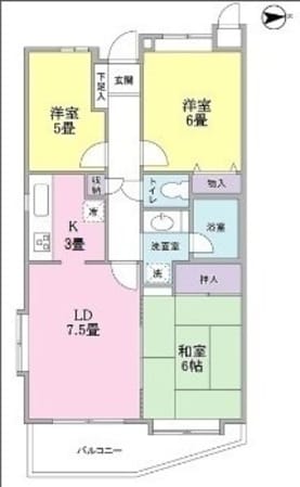 アルス立川の物件間取画像